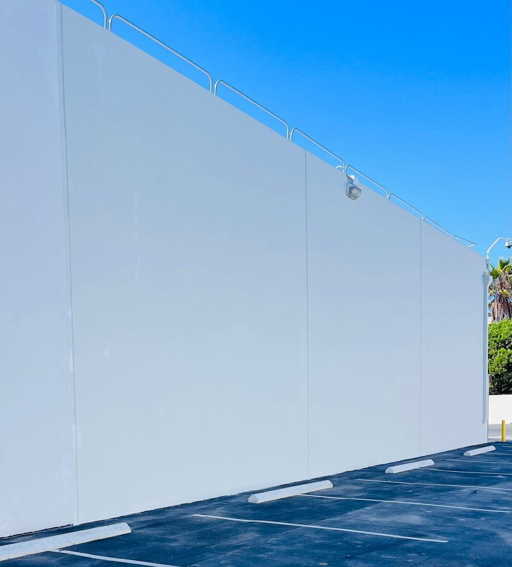 Tilt-up concrete wall crack repair at an aerospace facility