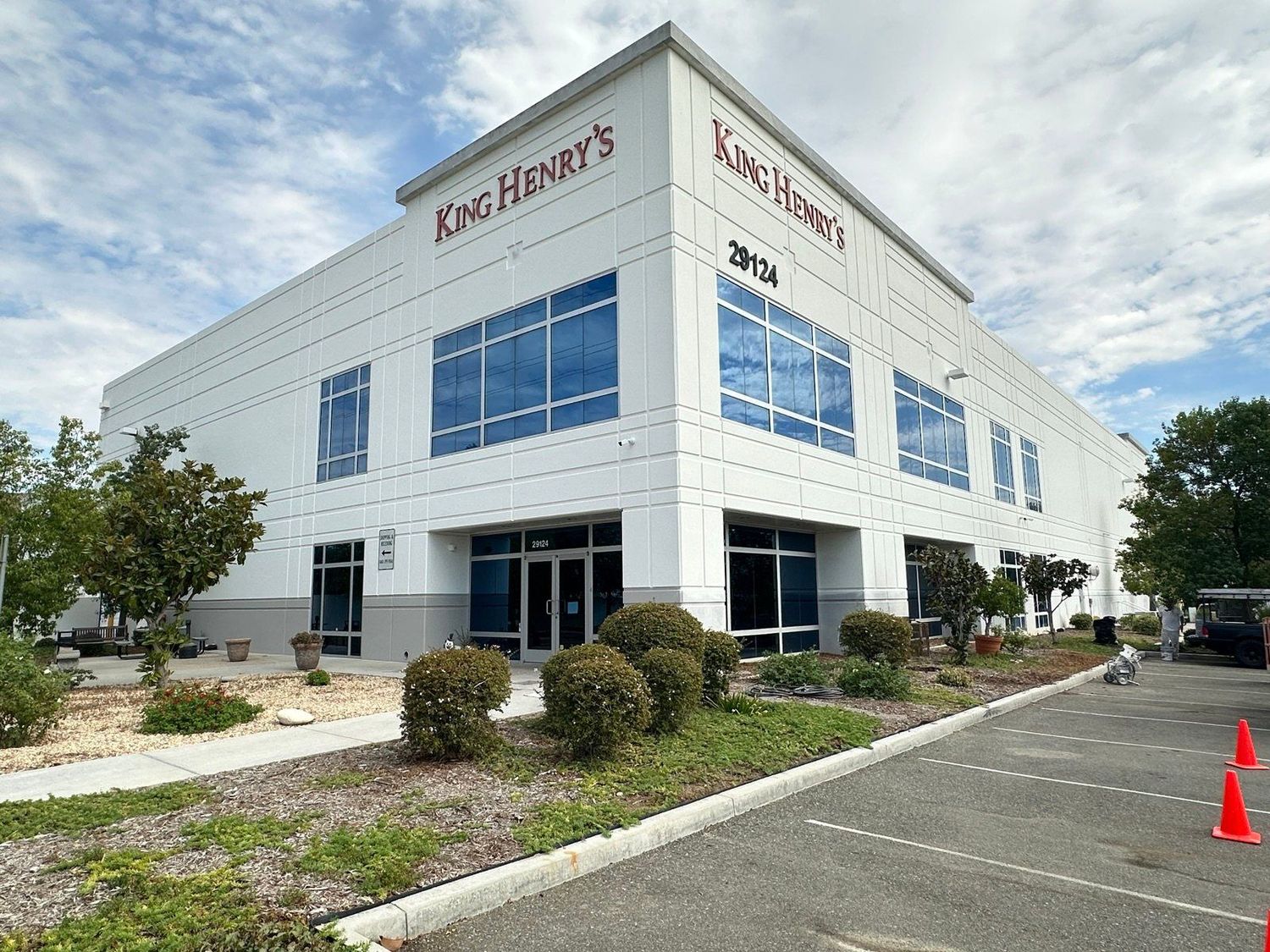 King Henry’s commercial building tilt-up crack repair